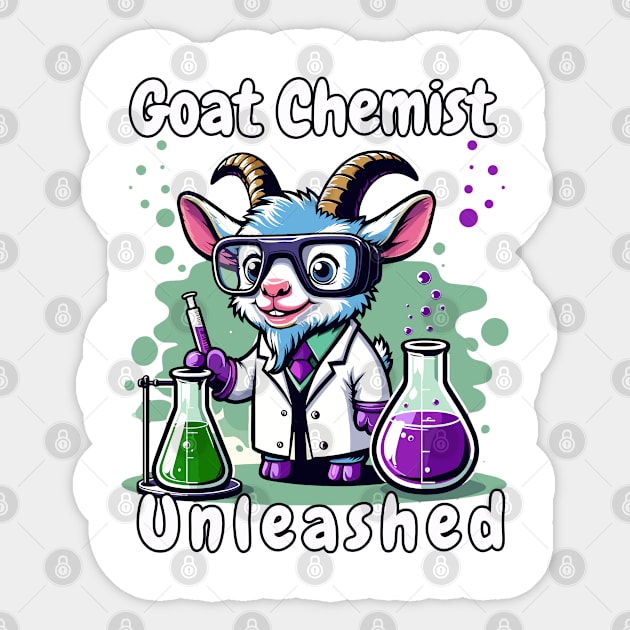 Goat Chemist Unleashed Sticker by chems eddine